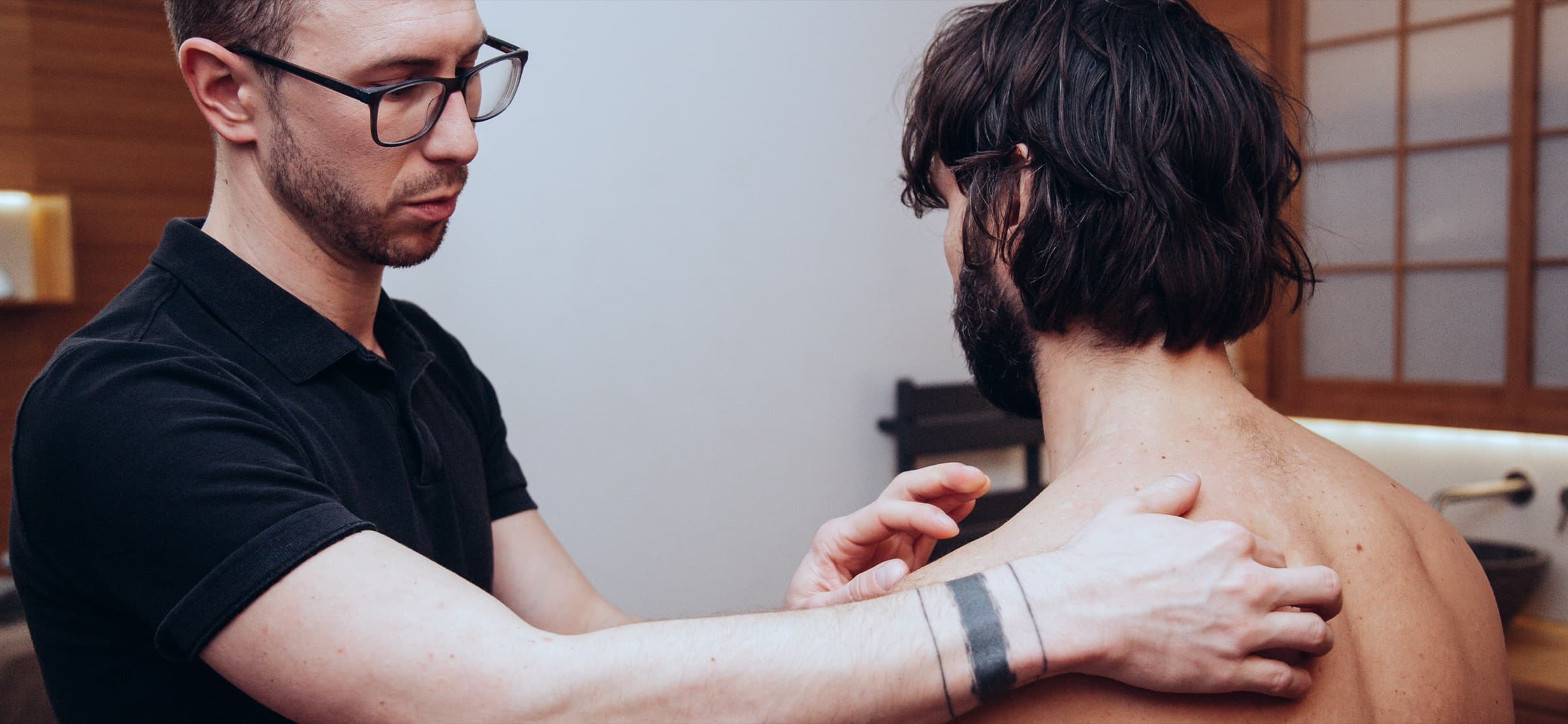 Hands-on physiotherapy treatment at SF Studios