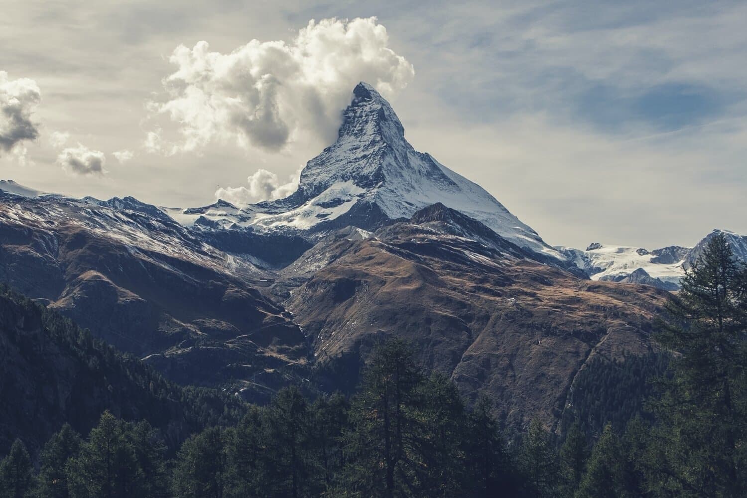 snowy mountain